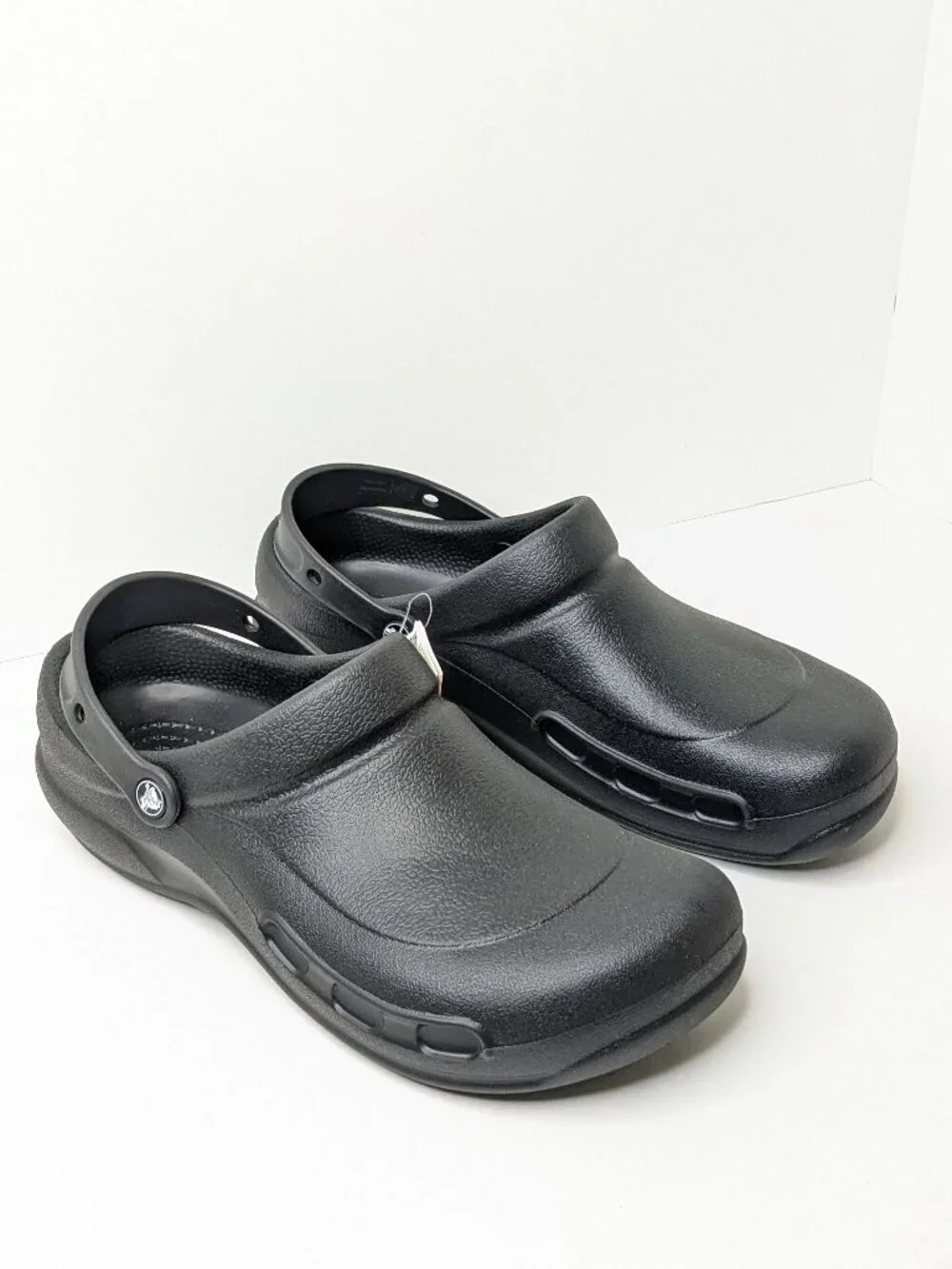 Crocs Bistro Slip Resistant Service Clogs Black Men's 12